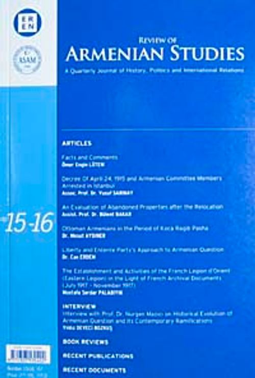 Number 15-16 2007-Review of Armenian Studies