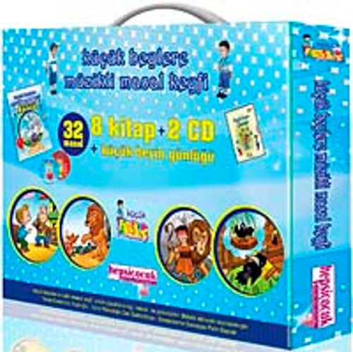 Küçük Beylere Müzikli Masal Keyfi (8 Kitap+2 Cd+Günlük)