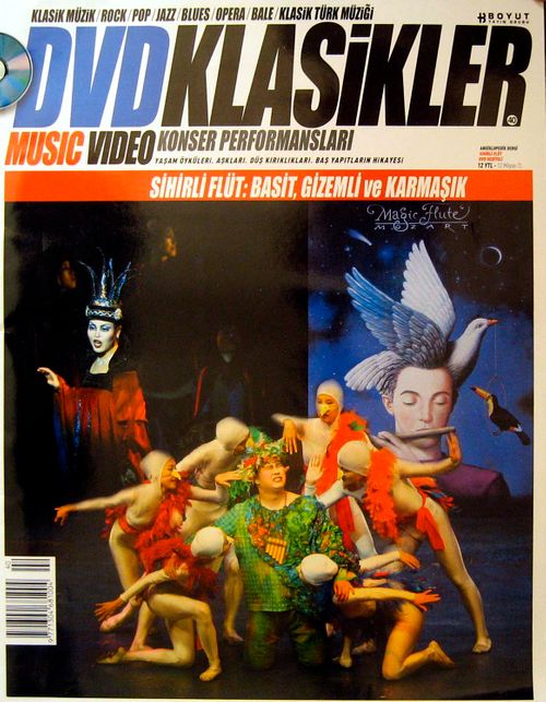 DVD Klasikler / Sihirli Fülüt Basit, Gizemli ve Karmaşık (1 Fasikül+ 1 DVD)