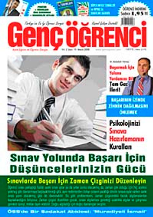 Genç Öğrenci Aylık Eğitim ve Öğrenci Dergisi Yıl:2 Sayı:15 Mayıs 2008