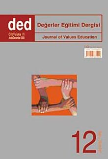 Değerler Eğitimi Dergisi  12. Sayı