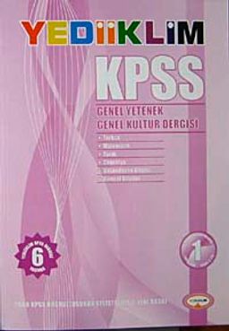 KPSS Genel Yetenek-Genel Kültür Dergisi-1