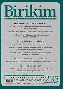 Birikim / Sayı:235 Yıl: 2008 / Aylık Sosyalist Kültür Dergisi