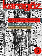 Karagöz Şiir ve Temaşa Dergisi Kasım-Aralık Sayı:5