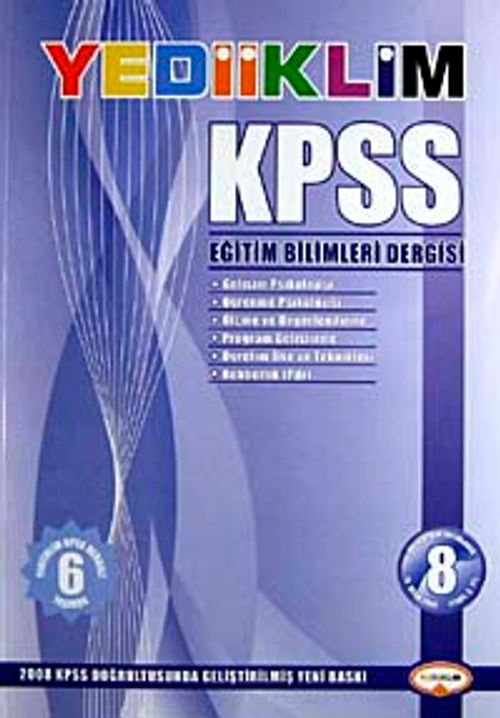 KPSS Eğitim Bilimleri Dergisi-8