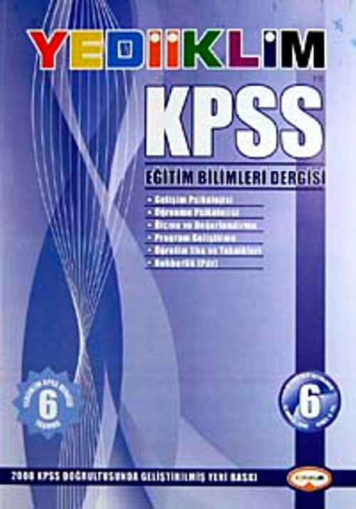 KPSS Eğitim Bilimleri Dergisi-6