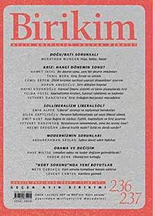 Birikim / Sayı:236-237 Yıl: 2009 / Aylık Sosyalist Kültür Dergisi