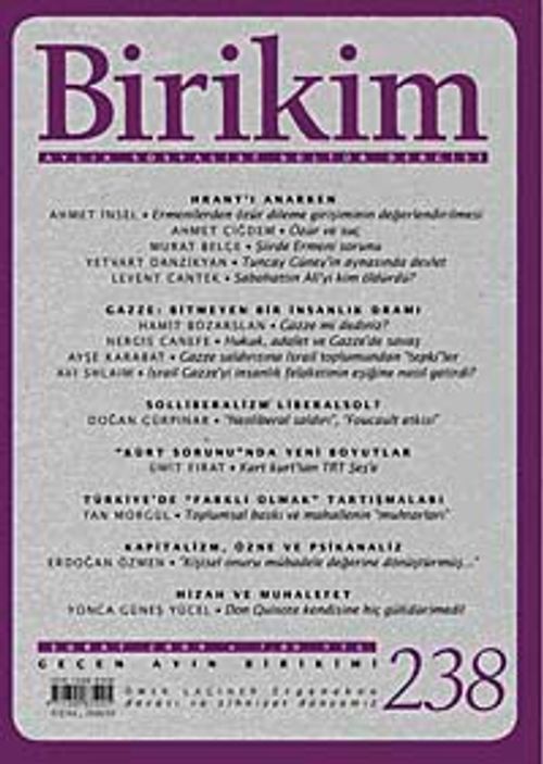 Birikim / Sayı:238  Yıl: 2009 / Aylık Sosyalist Kültür Dergisi