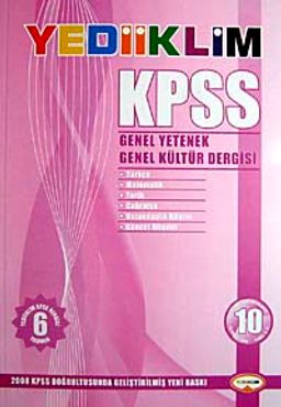 KPSS Genel Yetenek-Genel Kültür Dergisi-10