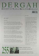 Dergah Edebiyat Sanat Kültür Dergisi Sayı:255 Mayıs 2011