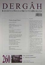 Dergah Edebiyat Sanat Kültür Dergisi Sayı:260 Ekim 2011