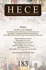 Sayı:183 Mart 2012 Hece Aylık Edebiyat Dergisi