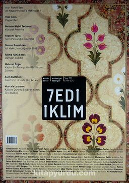 Sayı :271 Ekim 2012 Kültür Sanat Medeniyet Edebiyat Dergisi