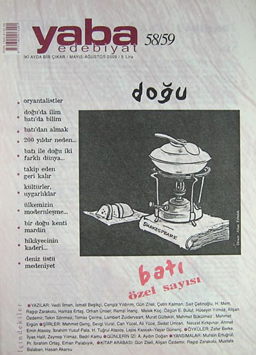 Yaba Edebiyat Sayı:58/59 Mayıs-Ağustos 2009