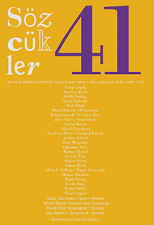 Sözcükler İki Aylık Edebiyat Dergisi Sayı:41 Ocak-Şubat 2013