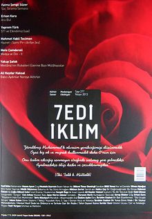Sayı :277 Nisan 2013 Kültür Sanat Medeniyet Edebiyat Dergisi
