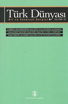 Türk Dünyası Dil ve Edebiyat Dergisi Sayı: 26