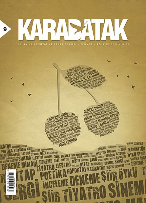Karabatak İki Aylık Edebiyat ve Sanat Dergisi Temmuz - Ağustos 2013 Sayı:9