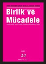 Birlik ve Mücadele Dergisi Sayı:24 Ağustos 2013