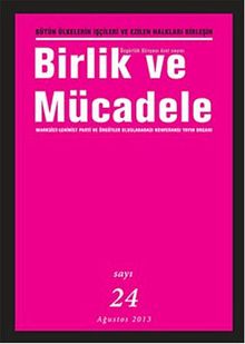 Birlik ve Mücadele Dergisi Sayı:24 Ağustos 2013