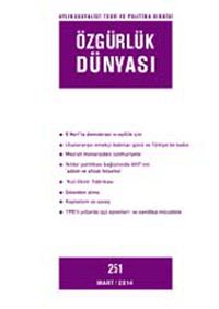 Özgürlük Dünyası / Aylık Sosyalist Teori ve Politika Dergisi / Mart 2014 Sayı: 251