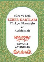 Sure ve Dua Ezber Kartları Türkçe Okunuşlu ve Açıklamalı Kutulu