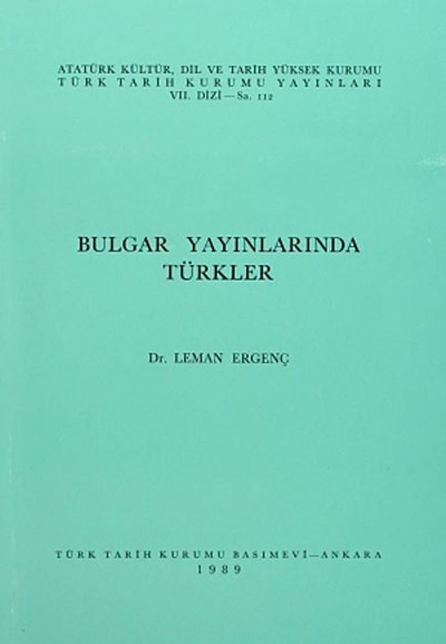 Bulgar Yayınlarında Türkler