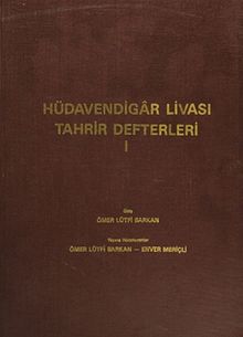 Hüdavendigar Livası Tahrir Defterleri I