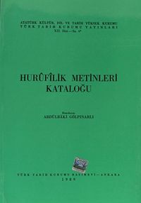 Hurufilik Metinleri Kataloğu