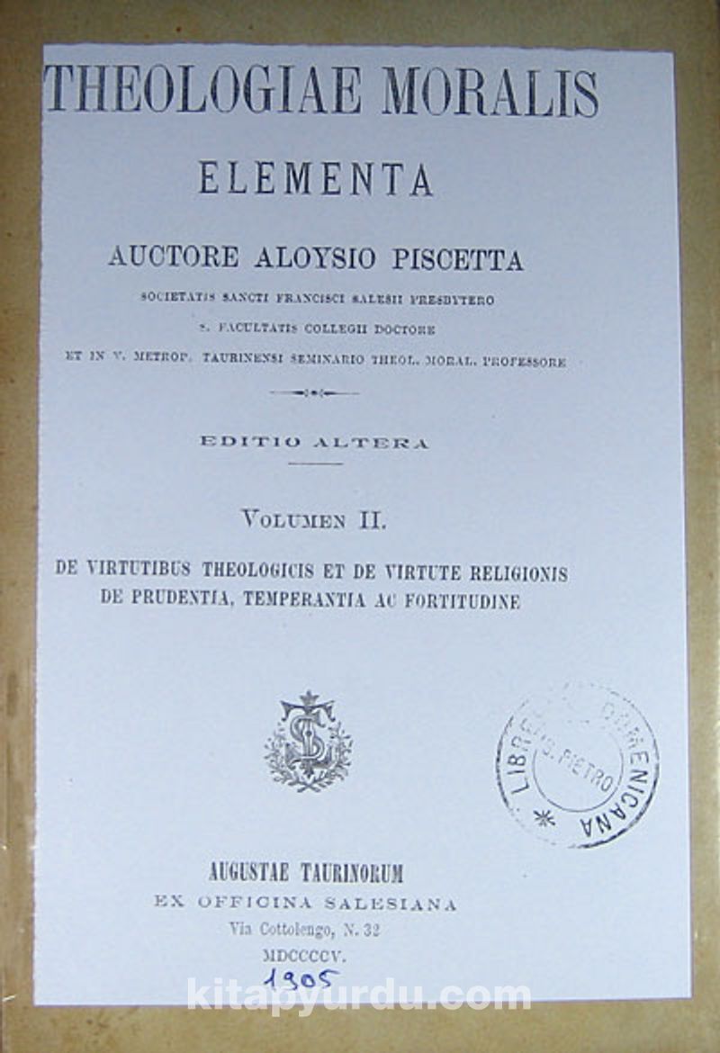 Theologiae Moralis Elementa (6-B-11)