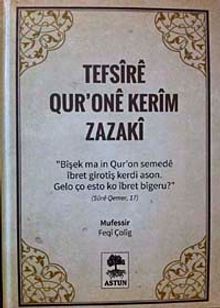 Tefsire Qur'one Kerim Zazaki (Zazaca Kur'an-ı Kerim Meali)