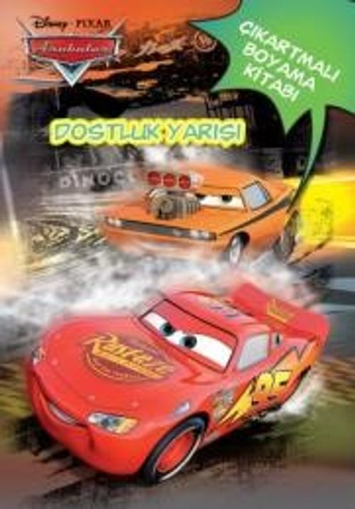 Disney Arabalar Dostluk Yarışı - Çıkartmalı Boyama Kitabı