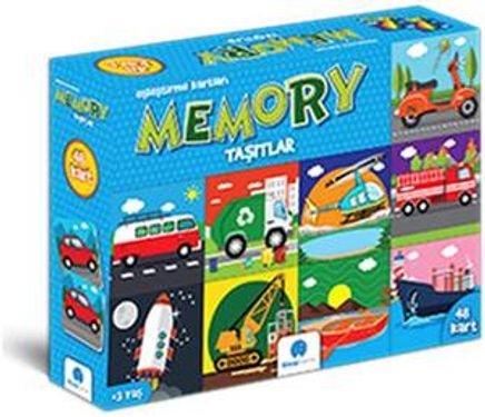 Memory Taşıtlar Puzzle (48 Parça)