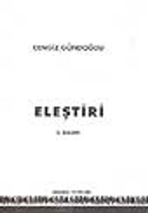 Eleştiri