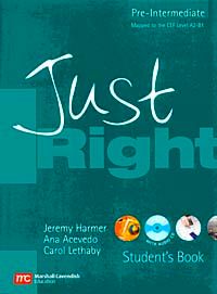 Just Right Pre-Intermediate Student's Book + CD