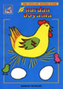 Yeni Nurdan Boyama Mavi&Ana Okulları Boyama Kitabı