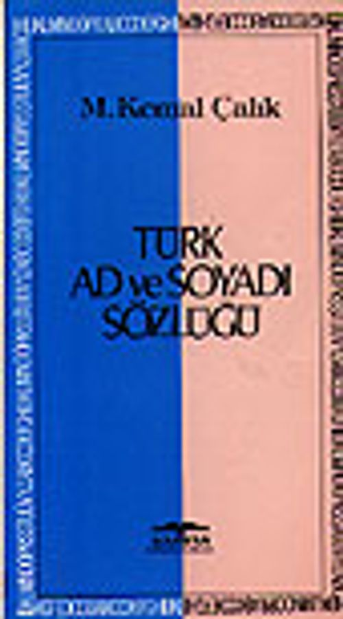 Türk Ad ve Soyadı Sözlüğü