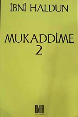 Mukaddime İkinci Cilt
