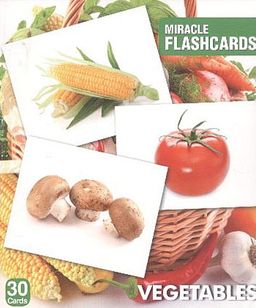 Vegetables Miracle Flashcards (30 Cards)