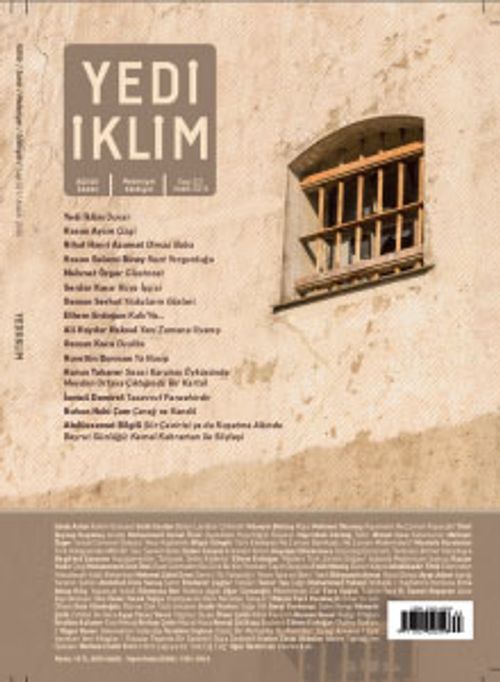 7edi İklim Sayı:321 Aralık 2016 Kültür Sanat Medeniyet Edebiyat Dergisi