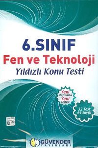 6. Sınıf Fen ve Teknoloji Yıldızlı Konu Testi (32 Test 64 Sayfa)