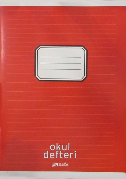 Mynote Okul Defteri (Çizgili-A4- 40 Yp.) (3 Adet)