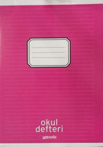 Mynote Okul Defteri (Çizgili-A4- 80 Yp.) (3 Adet)