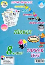 8. Sınıf Türkçe Yaprak Test