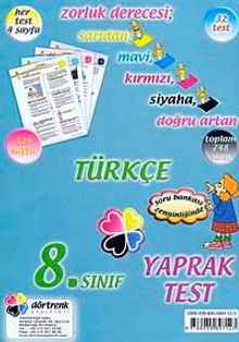 8. Sınıf Türkçe Yaprak Test