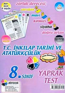8. Sınıf T.C. İnkılap Tarihi ve Atatürkçülük Yaprak Test