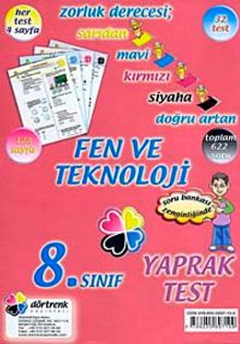 8. Sınıf Fen ve Teknoloji Yaprak Test