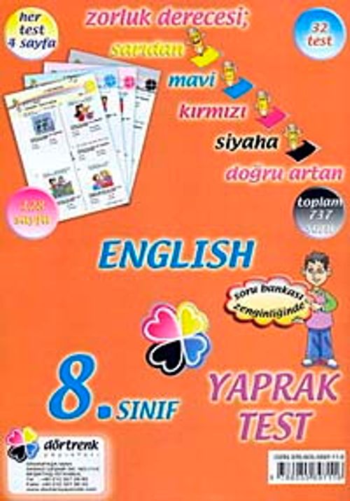 8. Sınıf English Yaprak Test