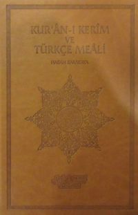 Kur'an-ı Kerim ve Türkçe Meali (Hafız Boy-Deri Cilt)