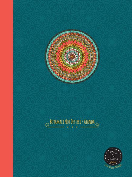 Boyamalı Not Defteri - Ajanda